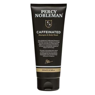 Percy Nobleman Caffeinated Shampoo &amp; Body Wash - Szampon i żel pod prysznic, 200ml