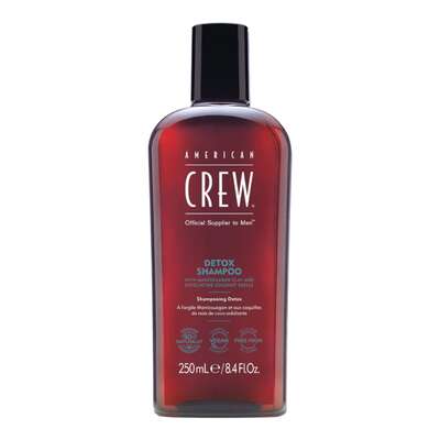 AMERICAN CREW DETOX Szampon do włosów oczyszczający z peelingiem, 250ml