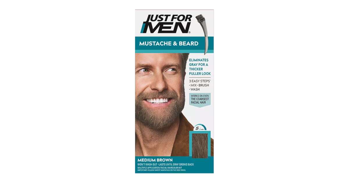 Just For Men Żel koloryzujący do brody i wąsów M35 Medium Brown