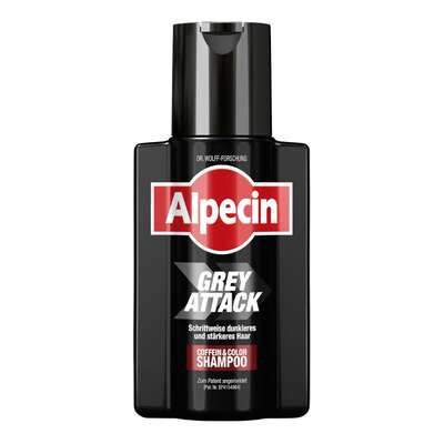 Alpecin Grey Attack Coffein &amp; Color Szampon zapobiegający siwieniu włosów, 200ml