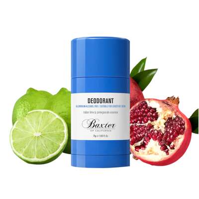 Baxter of California Italian Lime &amp; Pomegranate Essence Dezodorant w sztyfcie do skóry wrażliwej, bez alkoholu i aluminium, 75g