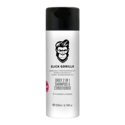 Slick Gorilla Daily 2in1 Shampoo &amp; Conditioner - Szampon i odżywka do włosów 2w1, 200ml