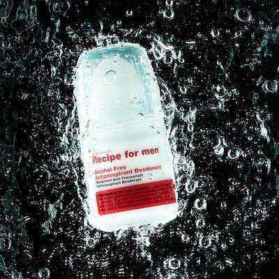 Recipe for Men Antiperspirant Dezodorant Roll-on dla mężczyzn, bez alkoholu, vegan, 60ml