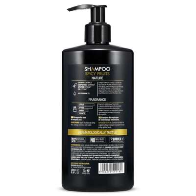 MASVERI Szampon do codziennej pielęgnacji włosów i skóry głowy Spicy Fruits, 250ml
